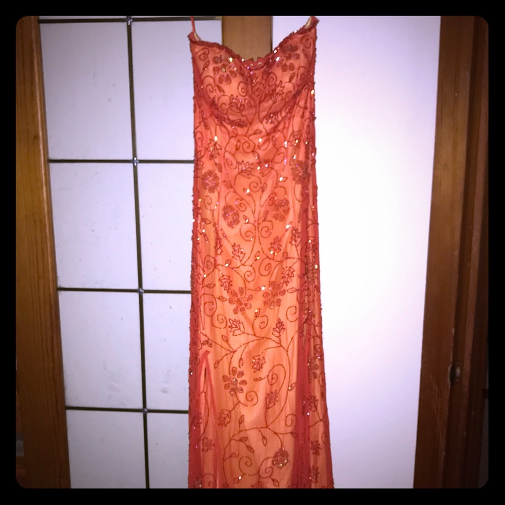 Strapless Cache Prom Dress